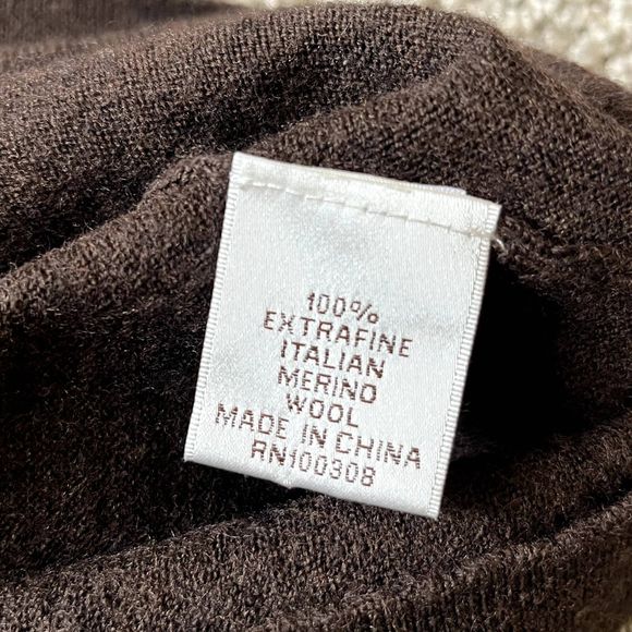 Peter Millar Men's 1/4 Zip Merino Wool Sweater Size Large - Picture 6 of 6